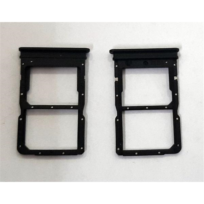 Soporte o bandeja dual sim negra para Huawei Honor X8 calidad premium