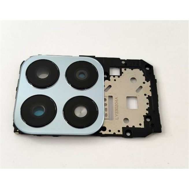 Placa de sujeccion de placa base para Huawei Honor X8A con cristal de camara plata calidad premium