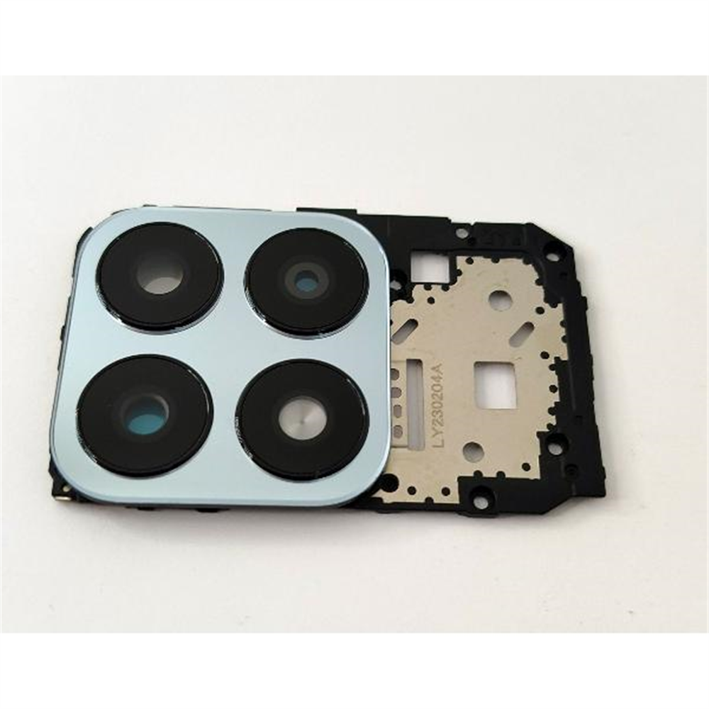 Placa de sujeccion de placa base para Huawei Honor X8A con cristal de camara plata calidad premium