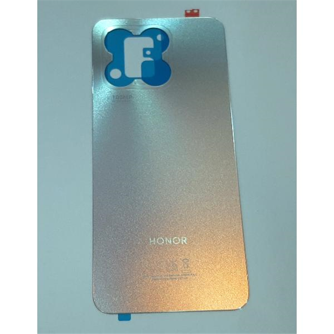 Tapa trasera o tapa bateria plata para Huawei Honor X8a 0235AEUR Service Pack