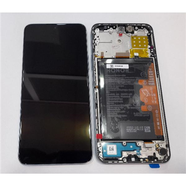 Pantalla lcd para Huawei Honor X8a 0235AEUK mas tactil negro mas marco plata Service Pack