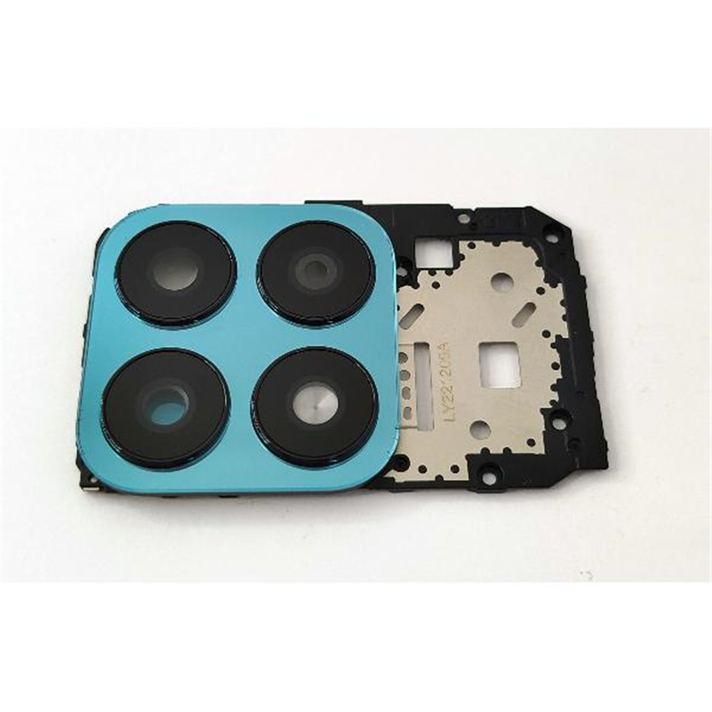 Placa de sujeccion de placa base para Huawei Honor X8A con cristal de camara verde calidad premium