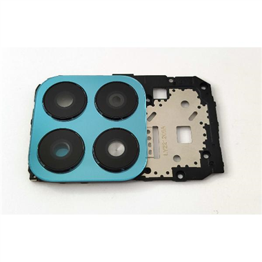 Placa de sujeccion de placa base para Huawei Honor X8A con cristal de camara verde calidad premium