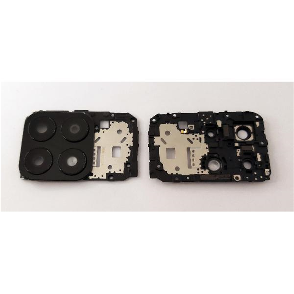 Carcasa sujecion mas cristal camara negro para Honor X8a calidad premium