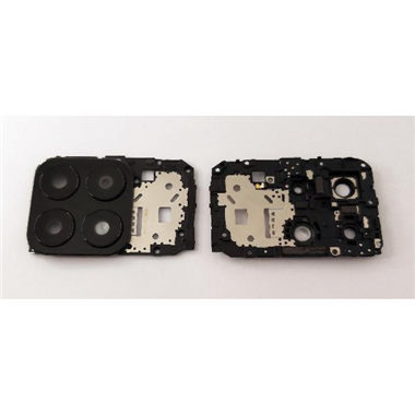 Carcasa sujecion mas cristal camara negro para Honor X8a calidad premium