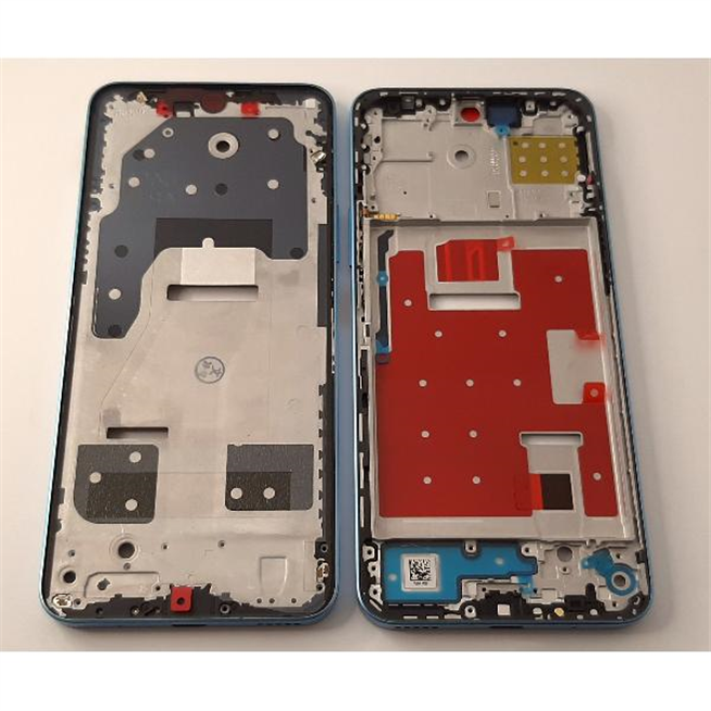 Carcasa central o marco azul para Huawei Honor X8A calidad premium