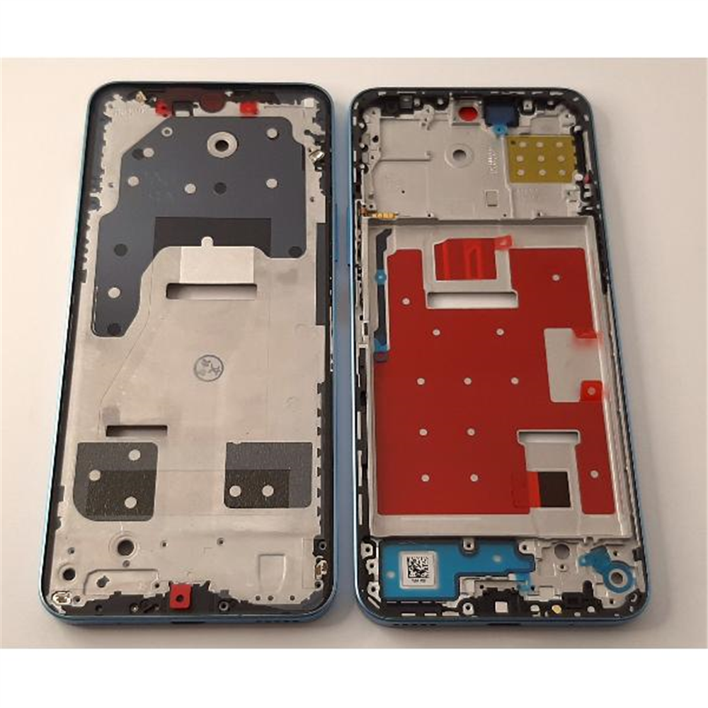 Carcasa central o marco azul para Huawei Honor X8A calidad premium