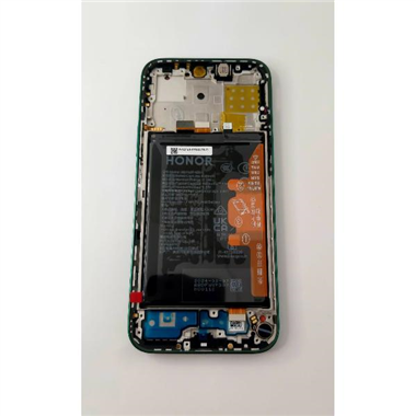 Pantalla lcd para Honor X8B mas tactil negro con marco frontal verde glamoroso 0235AHGF Service Pack