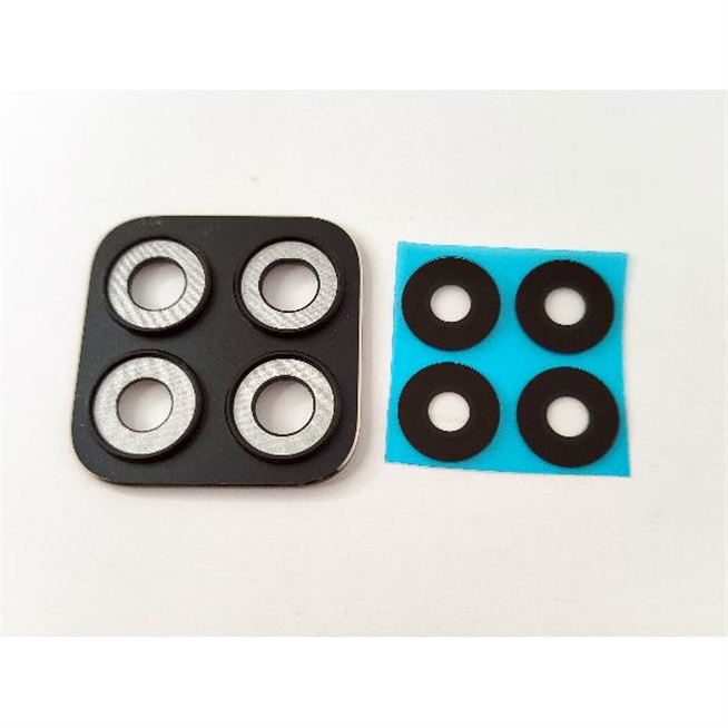 Cristal de camara para Huawei Honor X8B con marco negro calidad premium