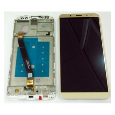 Huawei Mate 10 Lite Nova 2i pantalla lcd + tactil dorado + marco blanco premium