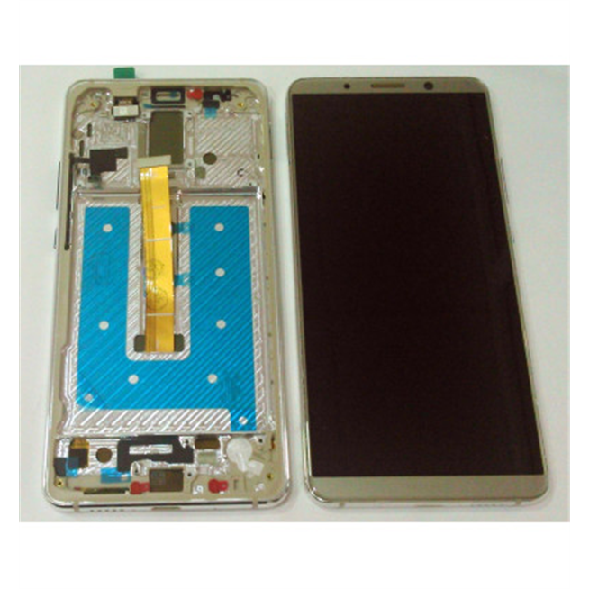 Pantalla lcd para Huawei Mate 10 Pro BLA-L09 BLA-L29 mas tactil dorado mas marco plata calidad premium