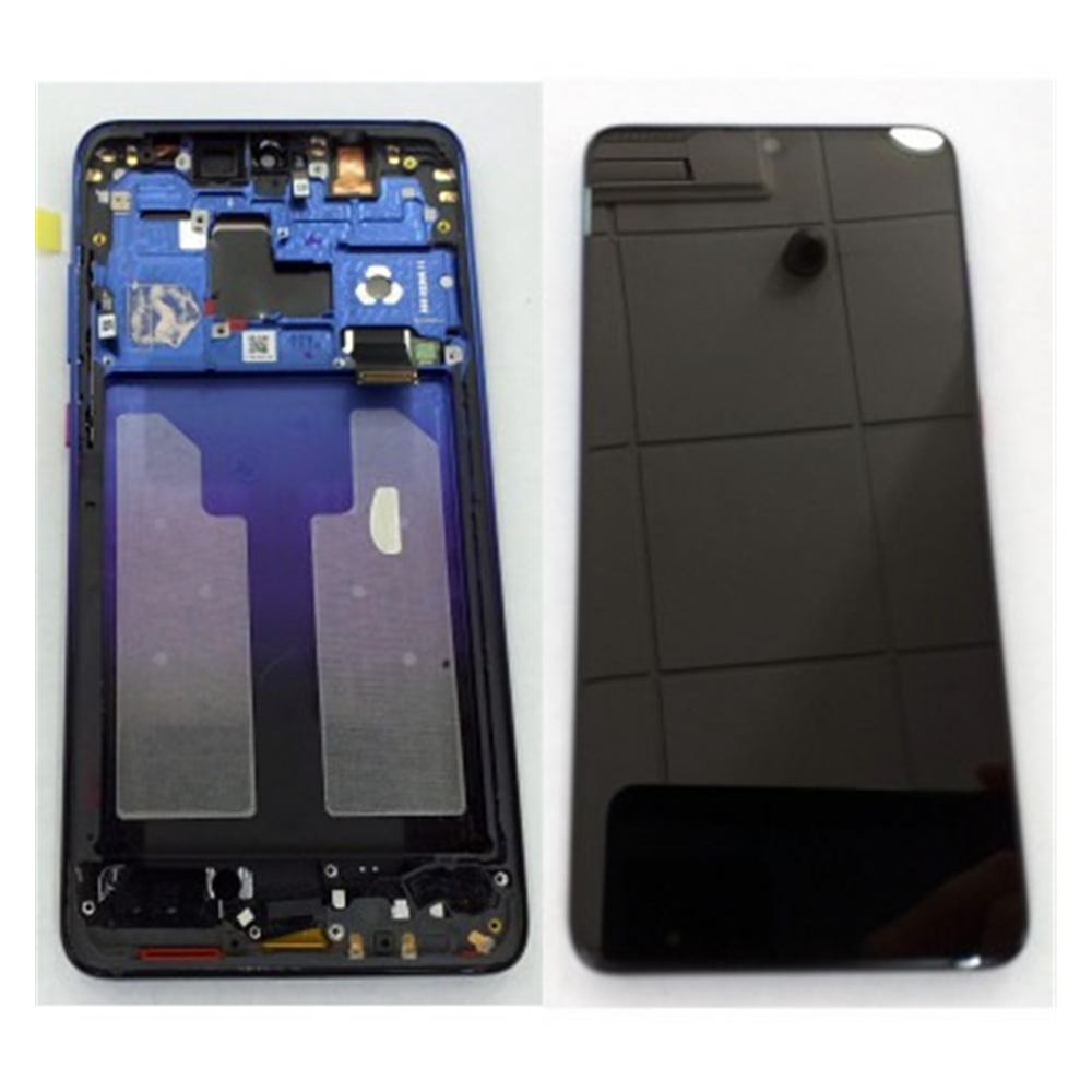 Huawei Mate 20 pantalla lcd + tactil negro + marco auroral premium Service Pack