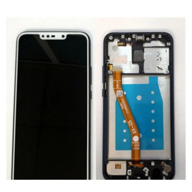 Pantalla LCD Premium para Huawei Mate 20 Lite mas tactil blanco mas marco azul