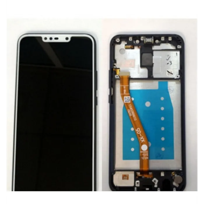 Pantalla LCD Premium para Huawei Mate 20 Lite mas tactil blanco mas marco azul