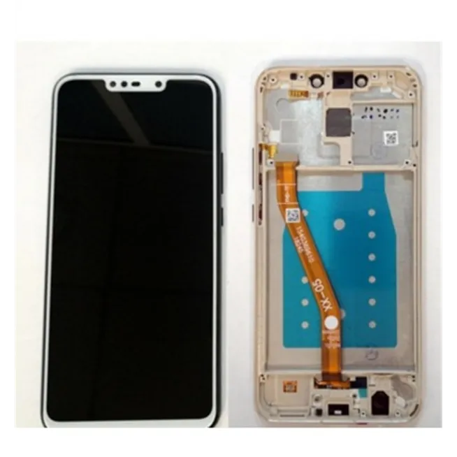 Pantalla LCD Premium para Huawei Mate 20 Lite mas tactil blanco mas marco dorado