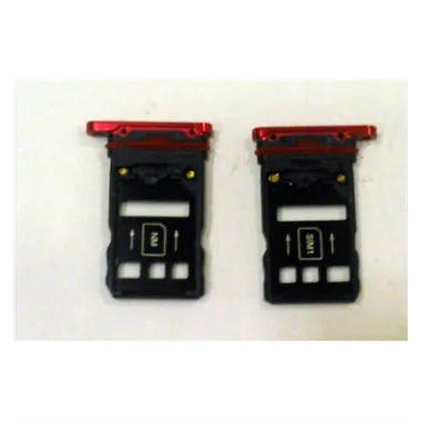 Soporte o bandeja sim rojo para Huawei Mate 20 Pro calidad premium MATE20PRO MATE 20PRO LYA-AL00 LYA-AL00P LYA-L09