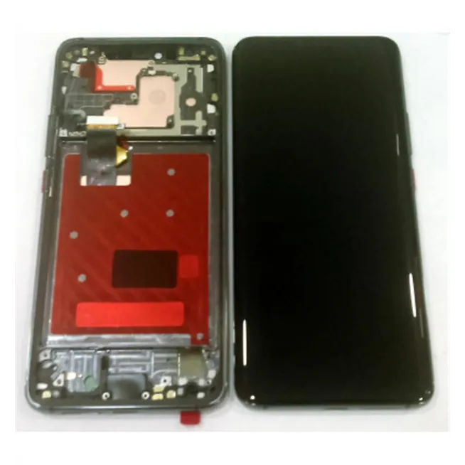 Huawei Mate 20 Pro 02352FRL pantalla lcd + táctil negro + marco negro premium + flex volumen