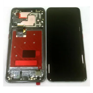 Huawei Mate 20 Pro 02352FRL pantalla lcd + táctil negro + marco negro premium + flex volumen