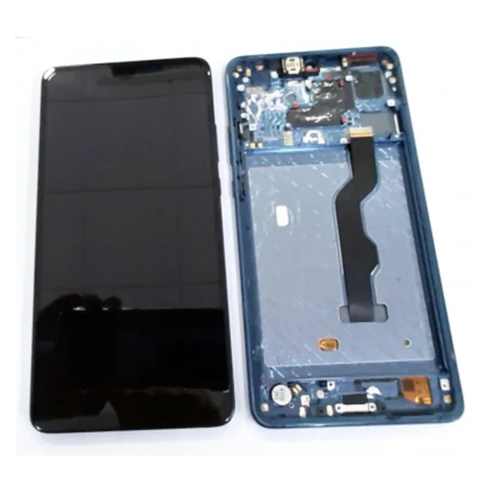 Pantalla lcd para Huawei Mate 20X 20 X Mate20X EVR-L29 mas táctil negro mas marco azul compatible