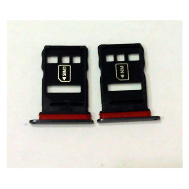 Soporte o bandeja SIM negra para Huawei Mate 30  TAS-AL00 TAS-L09 TAS-L29