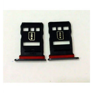 Soporte o bandeja SIM negra para Huawei Mate 30  TAS-AL00 TAS-L09 TAS-L29