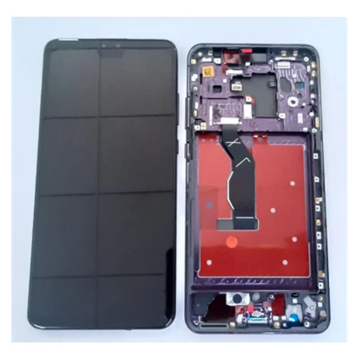 Pantalla lcd calidad oled para Huawei Mate 30 mas tactil negro mas marco lila compatible TAS-AL00 TAS-L09 TAS-L29