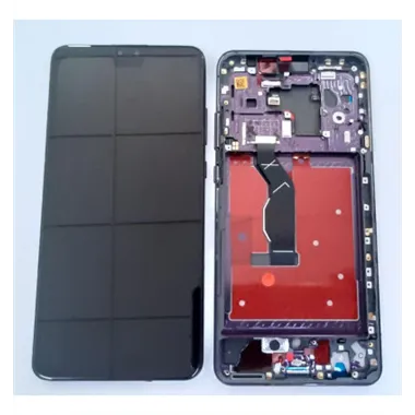 Pantalla lcd calidad oled para Huawei Mate 30 mas tactil negro mas marco lila compatible TAS-AL00 TAS-L09 TAS-L29