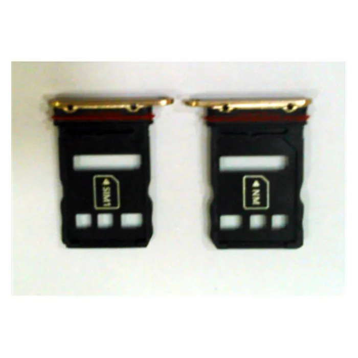Soporte SIM o bandeja dorado para Huawei Mate 30 Pro LIO-AL00 LIO-L09 LIO-L29