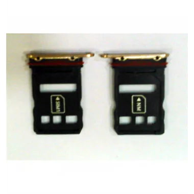 Soporte SIM o bandeja dorado para Huawei Mate 30 Pro LIO-AL00 LIO-L09 LIO-L29