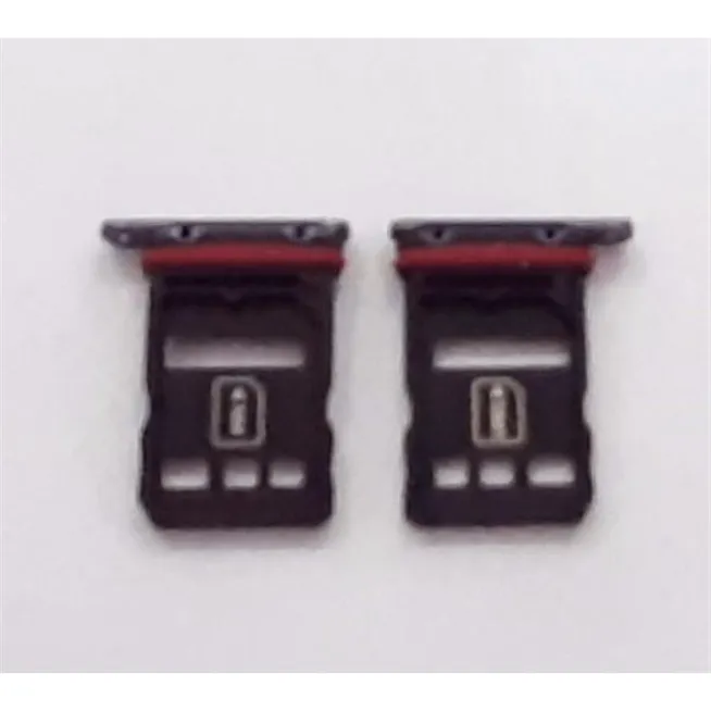 Soporte o bandeja dual sim negra para Huawei Mate 40 Pro NOH-AN00 NOH-NX9 calidad premium