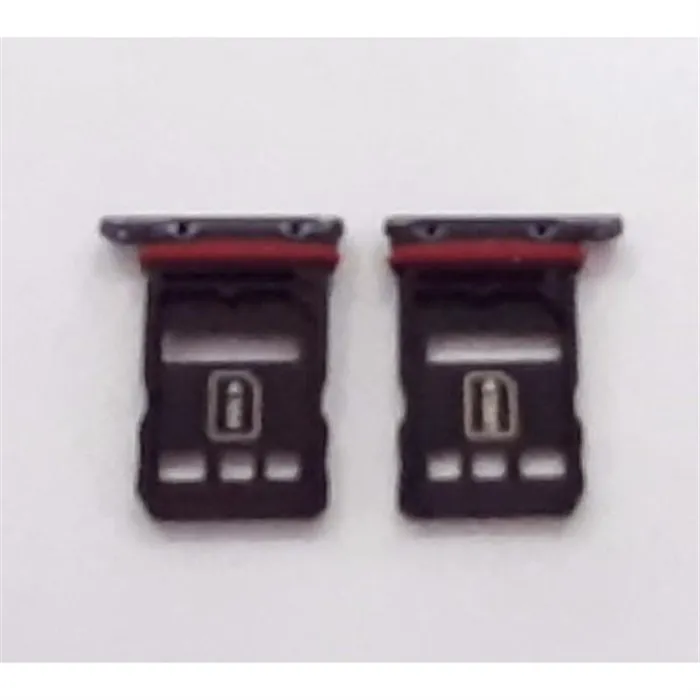 Soporte o bandeja dual sim negra para Huawei Mate 40 Pro NOH-AN00 NOH-NX9 calidad premium