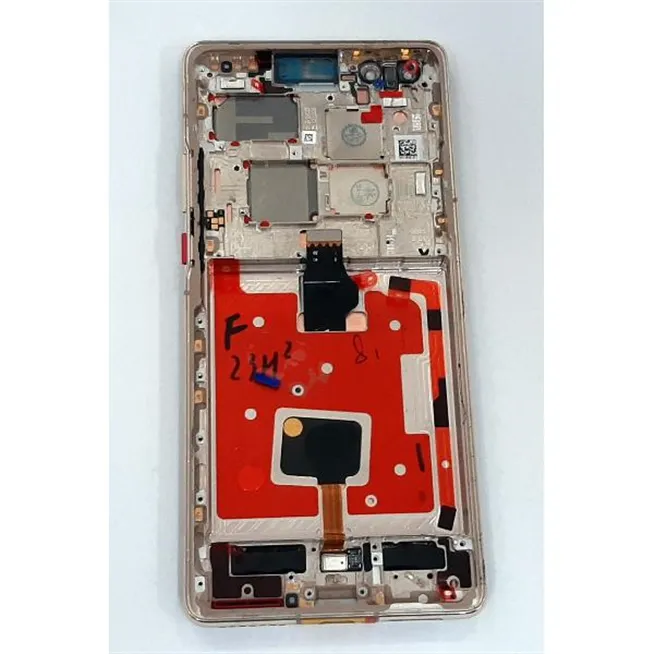 Pantalla lcd para Huawei Mate 40 Pro NOH-AN00 NOH-NX9 mas tactil negro mas marco dorado calidad premium