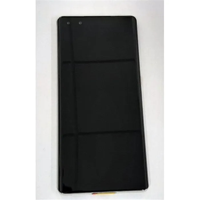 Pantalla lcd para Huawei Mate 40 Pro NOH-AN00 NOH-NX9 mas tactil negro mas marco plata calidad premium