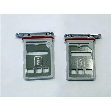 Soporte o bandeja dual sim purpura para Huawei Mate 50 Pro calidad premium
