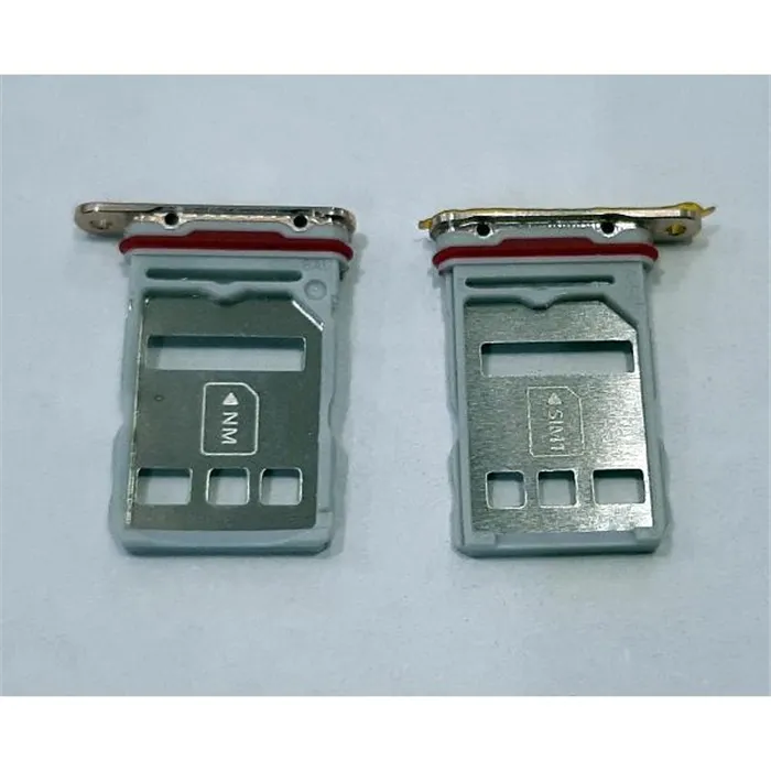 Soporte o bandeja dual sim naranja para Huawei Mate 50 Pro calidad premium