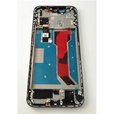 Pantalla lcd para Huawei Nova 12s mas tactil negro con marco plata compatible TFT