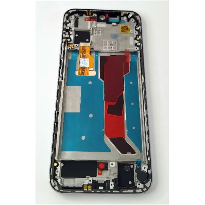 Pantalla lcd para Huawei Nova 12s mas tactil negro mas marco plata calidad premium