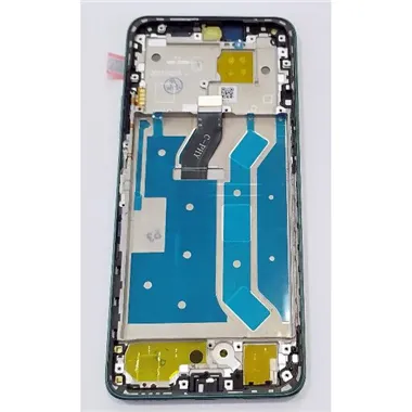 Pantalla lcd para Huawei Nova 12i mas tactil negro con marco verde calidad premium