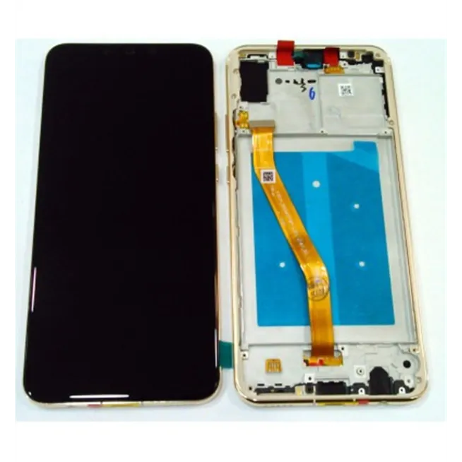 Huawei Nova 3 pantalla lcd + tactil negro + marco dorado premium