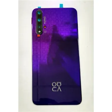Tapa trasera o tapa bateria purpura para Huawei Nova 5T 02353EBK Service Pack YAL-L21 YALE-L61A YALE-L71A YALE-L61D