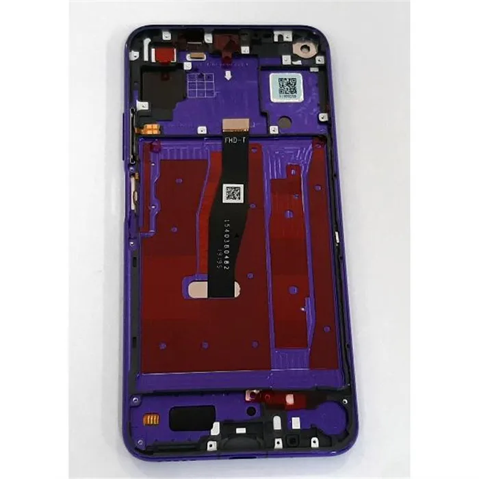 Pantalla lcd para Huawei Nova 5T YAL-L21 mas tactil negro mas marco lila compatible YALE-L61A YALE-L71A YALE-L61D