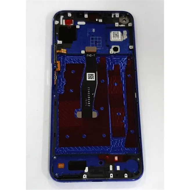 Pantalla lcd para Huawei Nova 5T YAL-L21 mas tactil negro mas marco azul compatible YALE-L61A YALE-L71A YALE-L61D