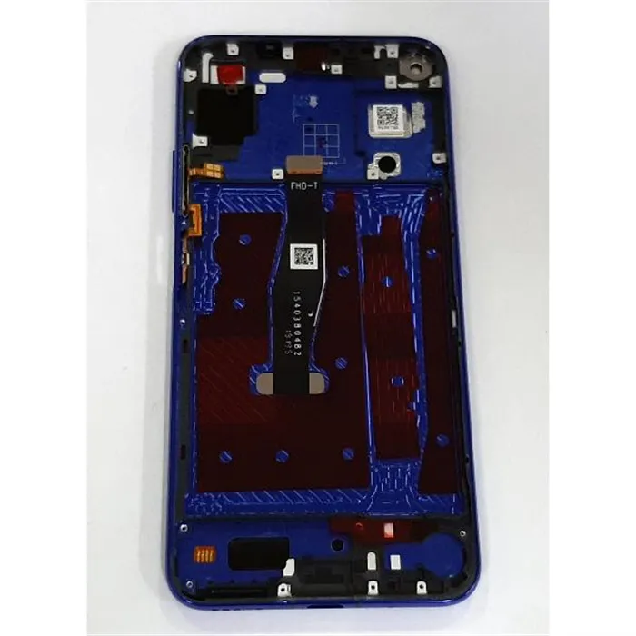 Pantalla lcd para Huawei Nova 5T YAL-L21 mas tactil negro mas marco azul compatible YALE-L61A YALE-L71A YALE-L61D