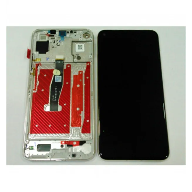 Pantalla LCD para Huawei Nova 5T mas tactil negro mas marco blanco