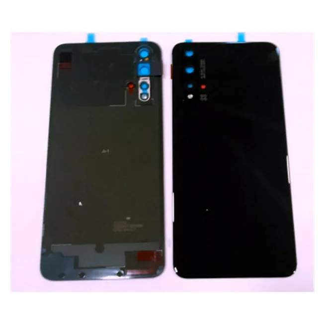 Tapa trasera o tapa bateria negra para Huawei Nova 5T YAL-L21 YALE-L61A YALE-L71A YALE-L61D