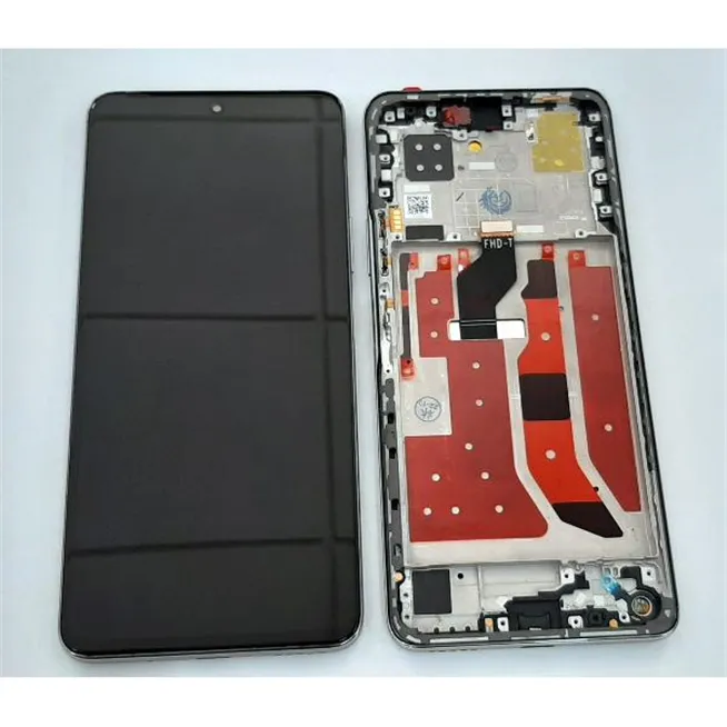 Pantalla lcd para Huawei Nova 9 SE JLN-L mas tactil negro mas marco dorado calidad premium