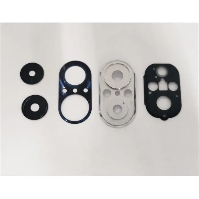 Set cubierta camara plata para Huawei Nova 9 SE JLN-L mas set 2 cristal camara calidad premium