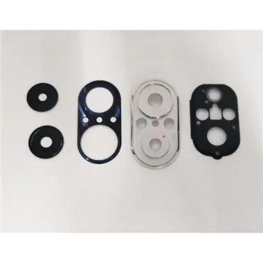 Set cubierta camara plata para Huawei Nova 9 SE JLN-L mas set 2 cristal camara calidad premium