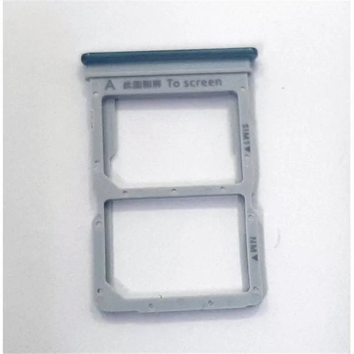Soporte o bandeja SIM azul claro para Huawei P smart 2020 calidad premium