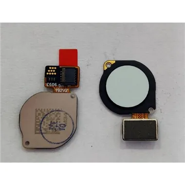 Flex boton home cyan-blanco para Huawei P Smart 2020 calidad premium